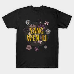 Aesthetic Proud Name Yang Flowers Anime Retro Style T-Shirt